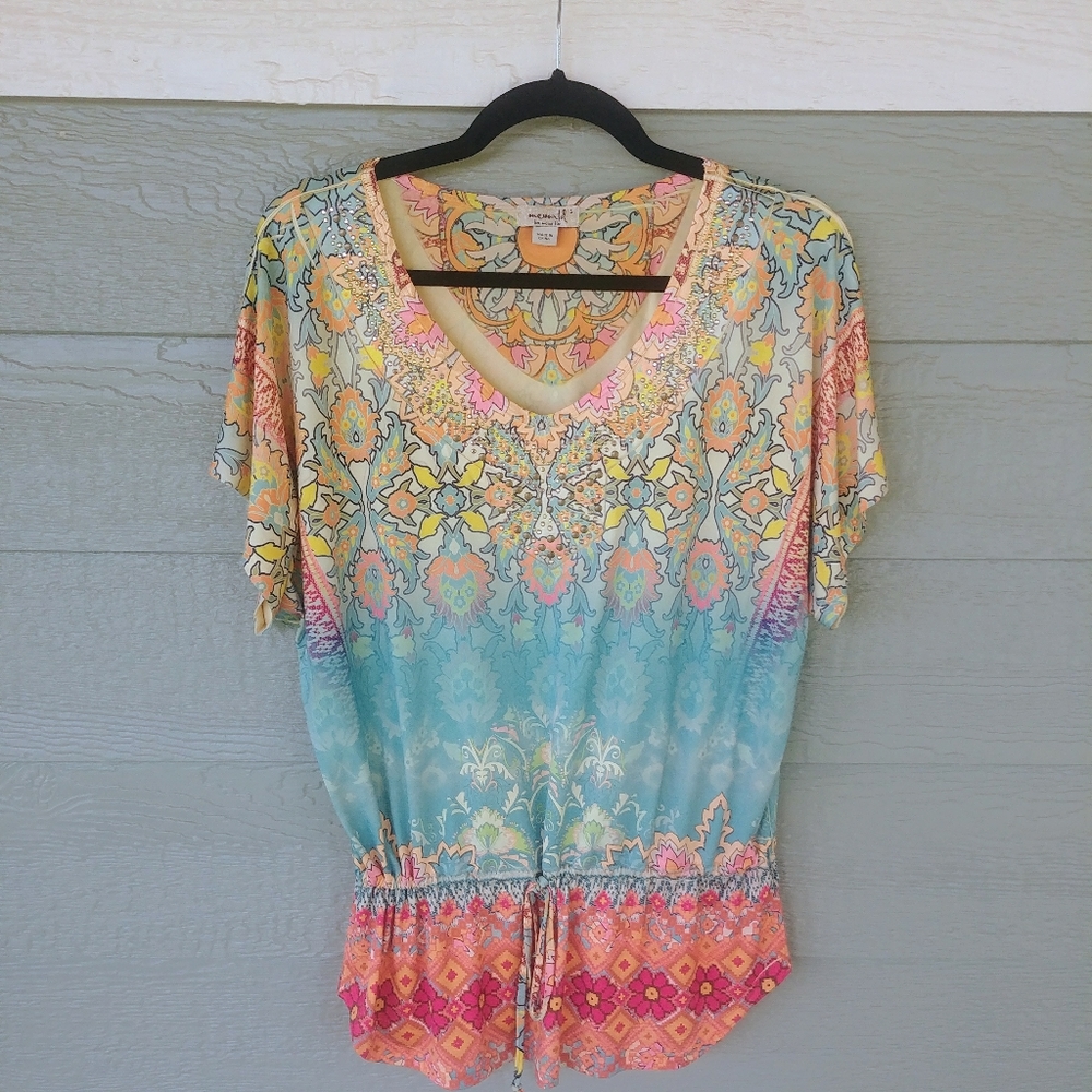One World Lady of the Sun Drawstring Tunic